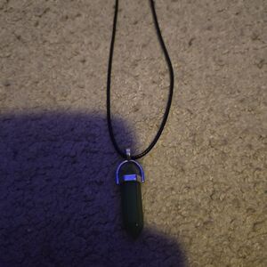 Immitation Green Aventurine Pendant Necklace